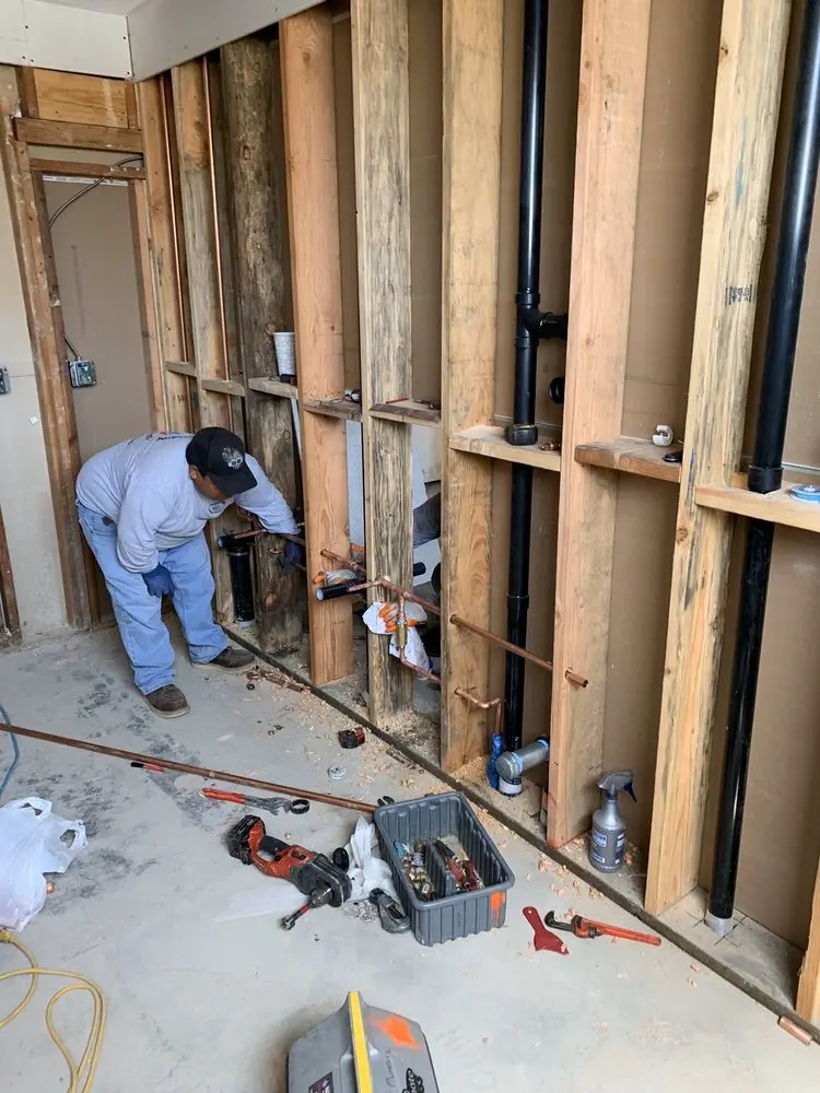 Commercial rough-in plumbing for Trenchless Sewer Repair in Salida